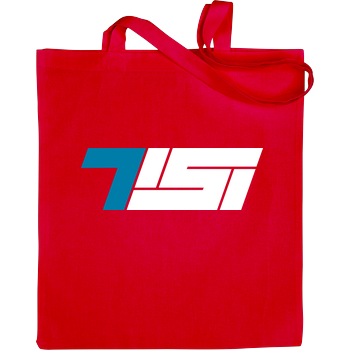 Tisi - Logo Stoffbeutel rot