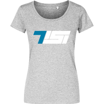 TisiSchubecH Tisi - Logo T-Shirt Damenshirt heather grey