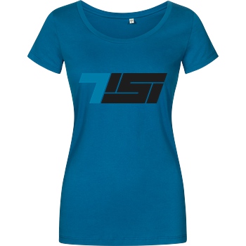 TisiSchubecH Tisi - Logo T-Shirt Damenshirt petrol