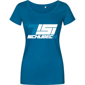 TisiSchubecH TisiSchubecH - Logo T-Shirt Damenshirt petrol