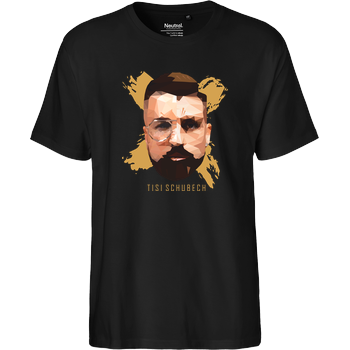TiSiSchubecH - Polygon Head Fairtrade T-Shirt - schwarz