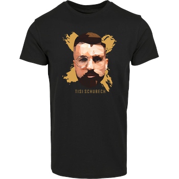 TisiSchubecH TiSiSchubecH - Polygon Head T-Shirt Hausmarke T-Shirt  - Schwarz