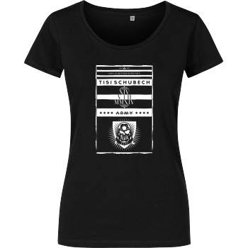 TisiSchubecH TisiSchubecH - Skull Logo T-Shirt Damenshirt schwarz