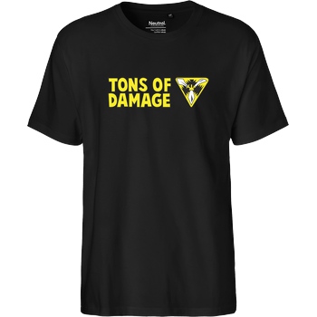 IamHaRa Tons of Damage T-Shirt Fairtrade T-Shirt - schwarz