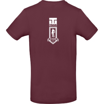 3dsupply Original Trask Industries T-Shirt B&C EXACT 190 - Bordeaux