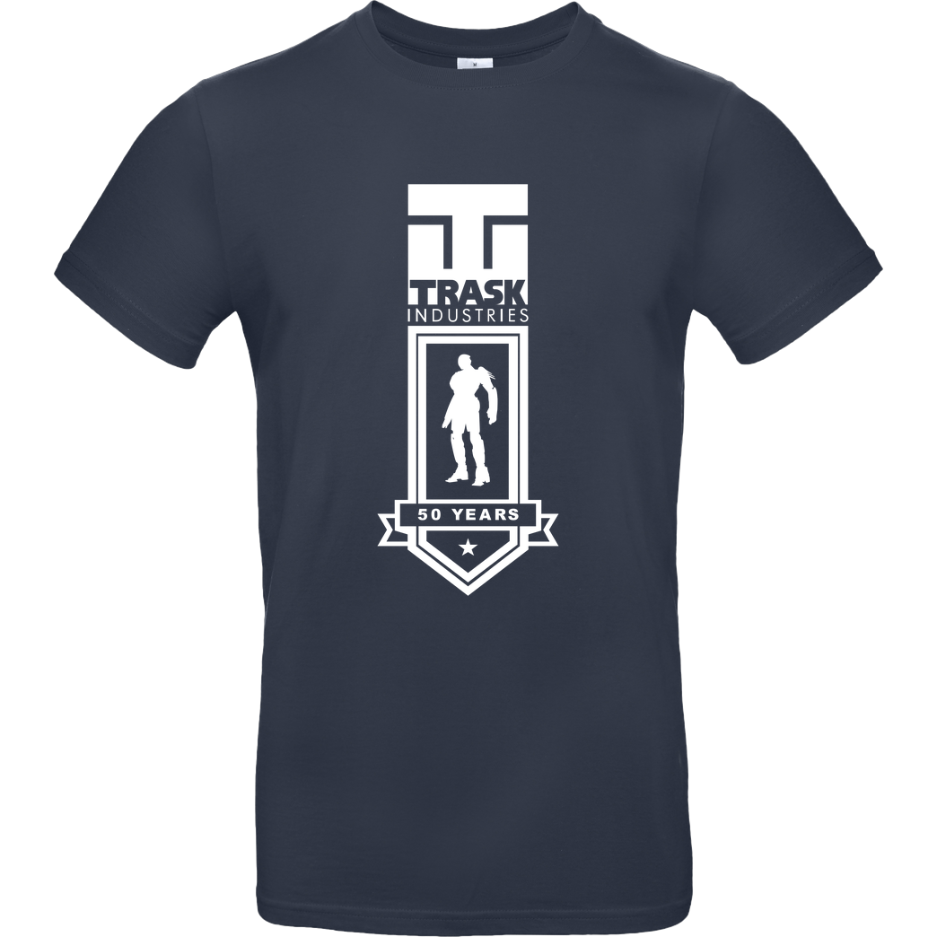 3dsupply Original Trask Industries T-Shirt B&C EXACT 190 - Navy
