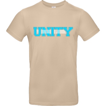 ScriptOase Unity-Life - College Logo T-Shirt B&C EXACT 190 - Sand