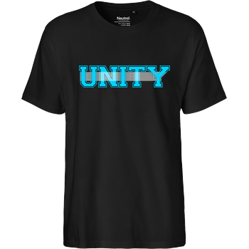 Unity-Life - College Logo Fairtrade T-Shirt - schwarz