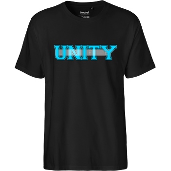 ScriptOase Unity-Life - College Logo T-Shirt Fairtrade T-Shirt - schwarz