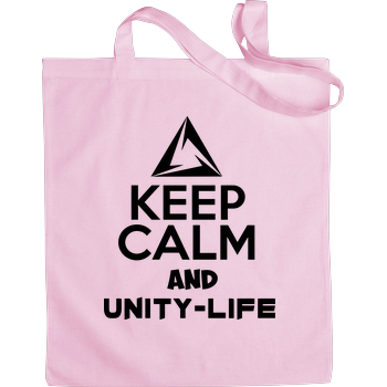 Unity-Life - Keep Calm Stoffbeutel Pink