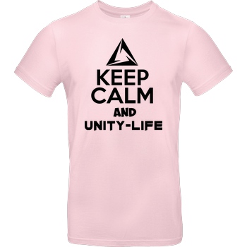 ScriptOase Unity-Life - Keep Calm T-Shirt B&C EXACT 190 - Rosa
