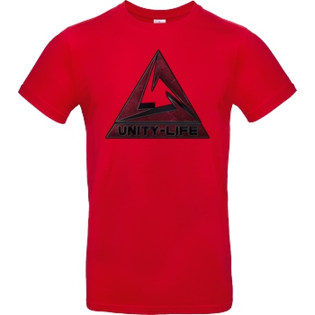 ScriptOase Unity-Life - Logo burgundy T-Shirt B&C EXACT 190 - Rot