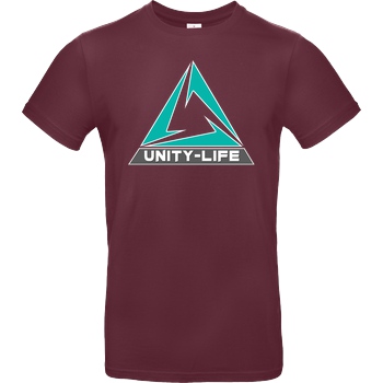 ScriptOase Unity-Life - Logo green T-Shirt B&C EXACT 190 - Bordeaux