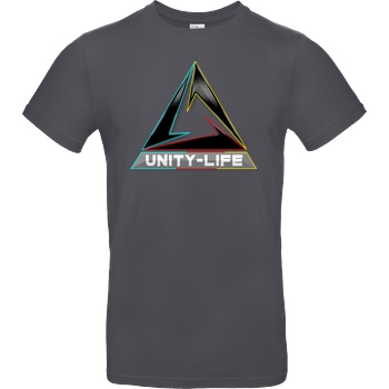 ScriptOase Unity-Life - Logo tricolor T-Shirt B&C EXACT 190 - Dark Grey