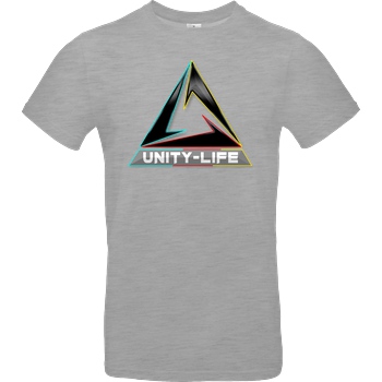 ScriptOase Unity-Life - Logo tricolor T-Shirt B&C EXACT 190 - heather grey