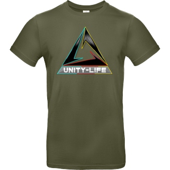 ScriptOase Unity-Life - Logo tricolor T-Shirt B&C EXACT 190 - Khaki