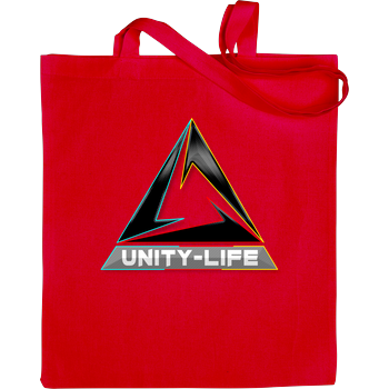 Unity-Life - Logo tricolor Stoffbeutel rot
