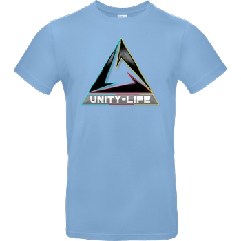 ScriptOase Unity-Life - Logo tricolor T-Shirt B&C EXACT 190 - Hellblau