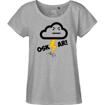 ScriptOase Unity-Life - Oskar T-Shirt Fairtrade Loose Fit Girlie - heather grey