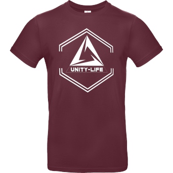 ScriptOase Unity-Life - Symbol T-Shirt B&C EXACT 190 - Bordeaux