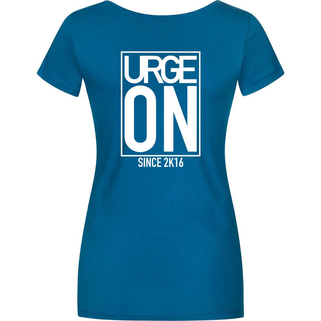 urgeON UrgeON - Since 2K16 T-Shirt Damenshirt petrol