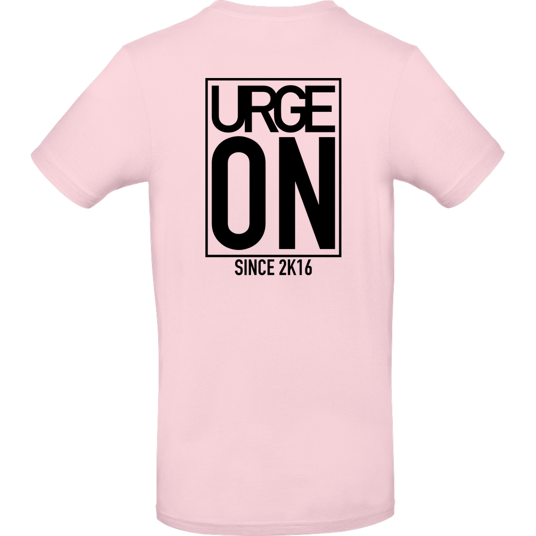 urgeON UrgeON - Since 2K16 T-Shirt B&C EXACT 190 - Rosa