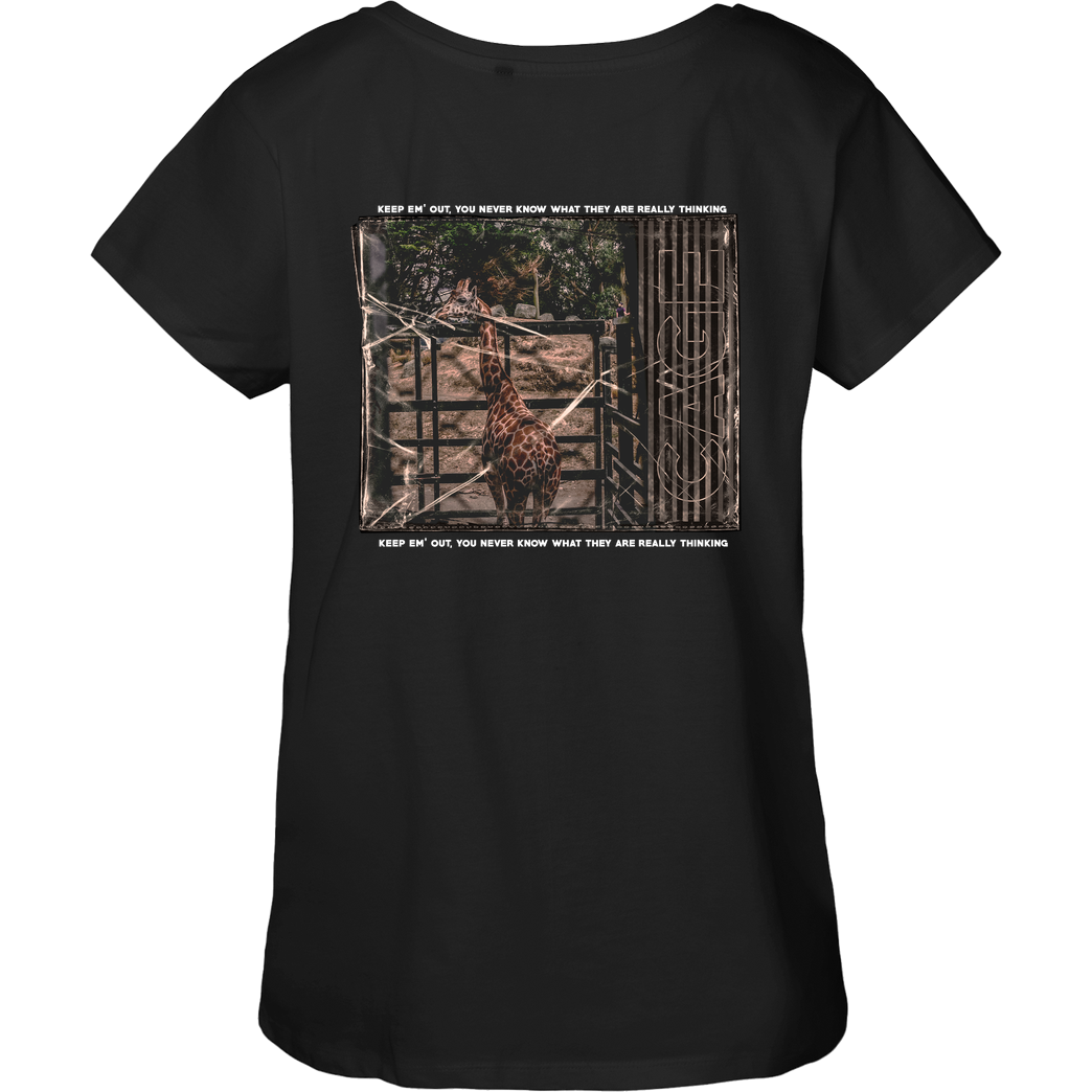 Vaspel Vaspel - VSPL Cage T-Shirt Fairtrade Loose Fit Girlie - schwarz