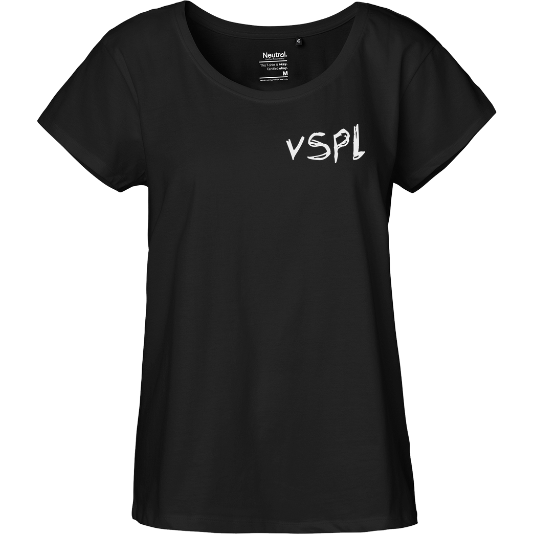Vaspel Vaspel - VSPL Cage T-Shirt Fairtrade Loose Fit Girlie - schwarz