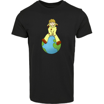 Vaspel - Weltherrschaft Hausmarke T-Shirt  - Schwarz