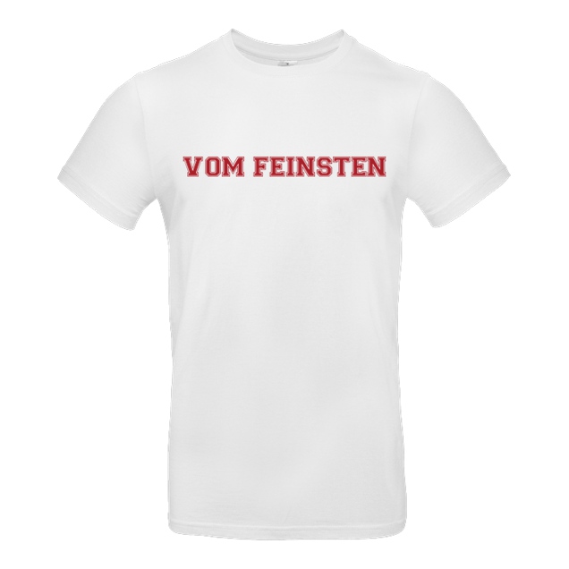 Vassili - Vassili - Vom Feinsten Typo - T-Shirt - B&C EXACT 190 - Weiß