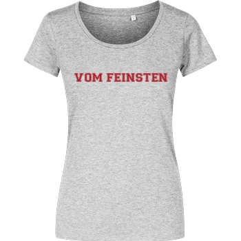 Vassili Vassili - Vom Feinsten Typo T-Shirt Damenshirt heather grey