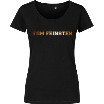 Vassili Vassili - Vom Feinsten Typo T-Shirt Damenshirt schwarz