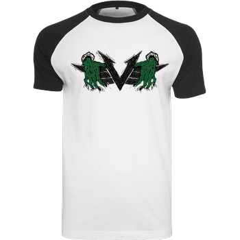 veKtik Vektik - Hands T-Shirt Raglan-Shirt weiß