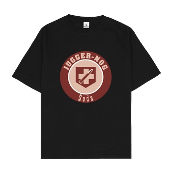 veKtik veKtik - Jugger-Nog Soda T-Shirt Oversize T-Shirt - Schwarz
