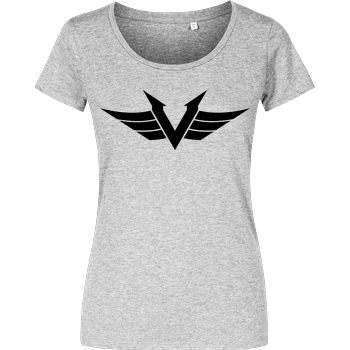 veKtik Vektik - Logo T-Shirt Damenshirt heather grey