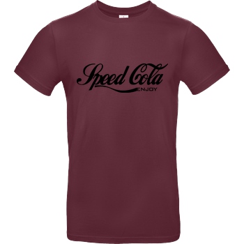 veKtik veKtik - Speed Cola T-Shirt B&C EXACT 190 - Bordeaux