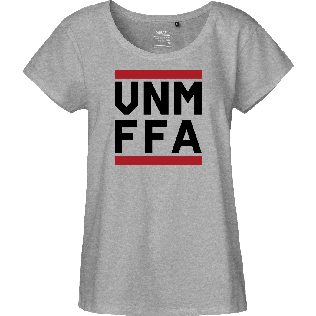 VenomFIFA VenomFIFA - VNMFFA T-Shirt Fairtrade Loose Fit Girlie - heather grey