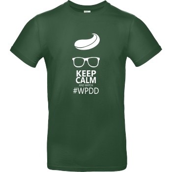 Viris Welt Viris Welt - Keep Calm T-Shirt B&C EXACT 190 - Flaschengrün