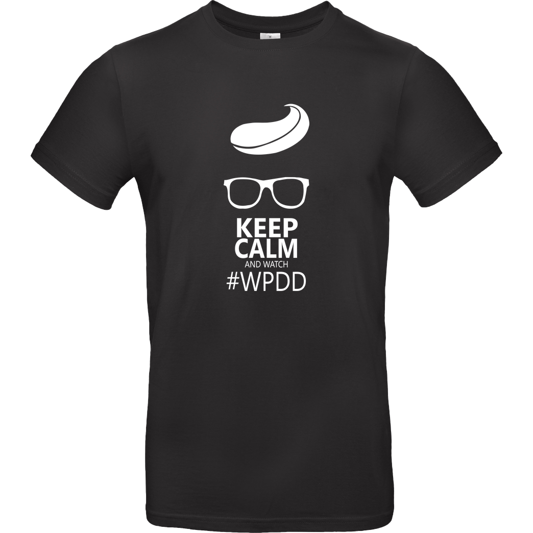 Viris Welt Viris Welt - Keep Calm T-Shirt B&C EXACT 190 - Schwarz