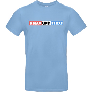 WASWIR WASWIR - Kman und Flexi T-Shirt B&C EXACT 190 - Hellblau