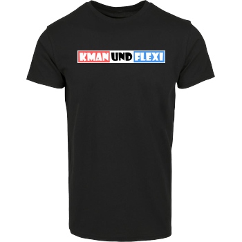 WASWIR WASWIR - Kman und Flexi T-Shirt Hausmarke T-Shirt  - Schwarz