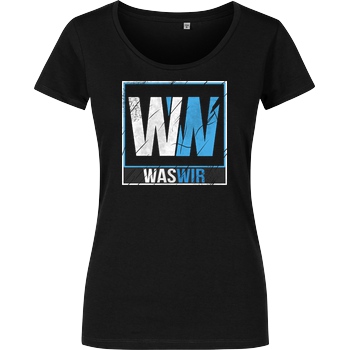 WASWIR WASWIR - Logo T-Shirt Damenshirt schwarz