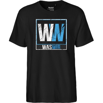 WASWIR WASWIR - Logo T-Shirt Fairtrade T-Shirt - schwarz