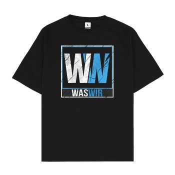 WASWIR WASWIR - Logo T-Shirt Oversize T-Shirt - Schwarz