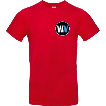 WASWIR WASWIR - Pocket Logo T-Shirt B&C EXACT 190 - Rot