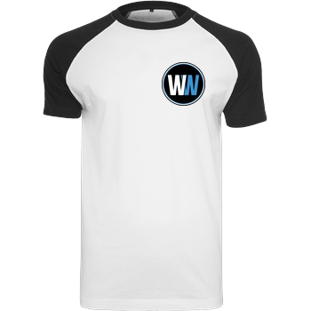 WASWIR WASWIR - Pocket Logo T-Shirt Raglan-Shirt weiß