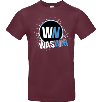 WASWIR WASWIR - Splash T-Shirt B&C EXACT 190 - Bordeaux