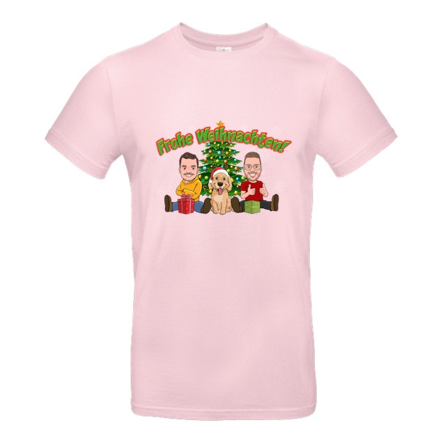 WASWIR - WASWIR - Weihnachten - T-Shirt - B&C EXACT 190 - Rosa