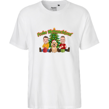 WASWIR - Weihnachten Fairtrade T-Shirt - weiß