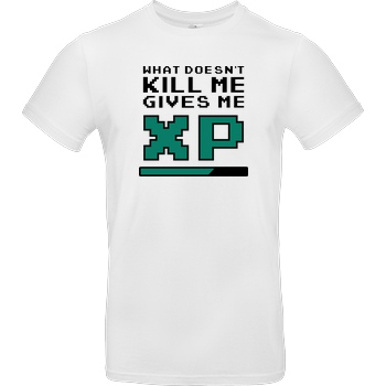 bjin94 What doesn't Kill Me T-Shirt B&C EXACT 190 - Weiß
